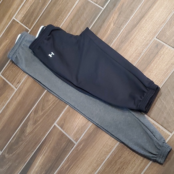 Under Armour Grey & Black Sweat Joggers Set S XS - Picture 2 of 10
